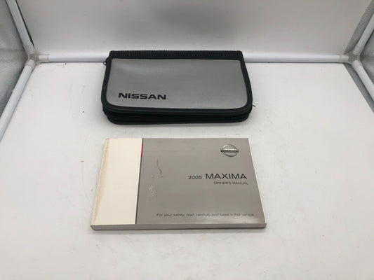 2005 Nissan Maxima Owners Manual with Case OEM A01B02004