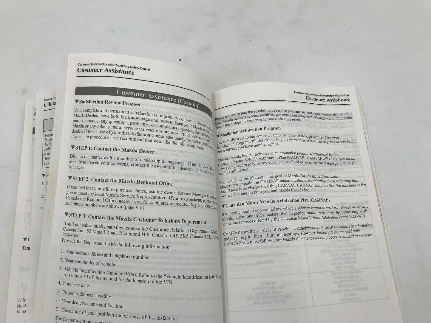 2007 Mazda CX-7 CX7 Owners Manual Set with Case OEM C02B48052