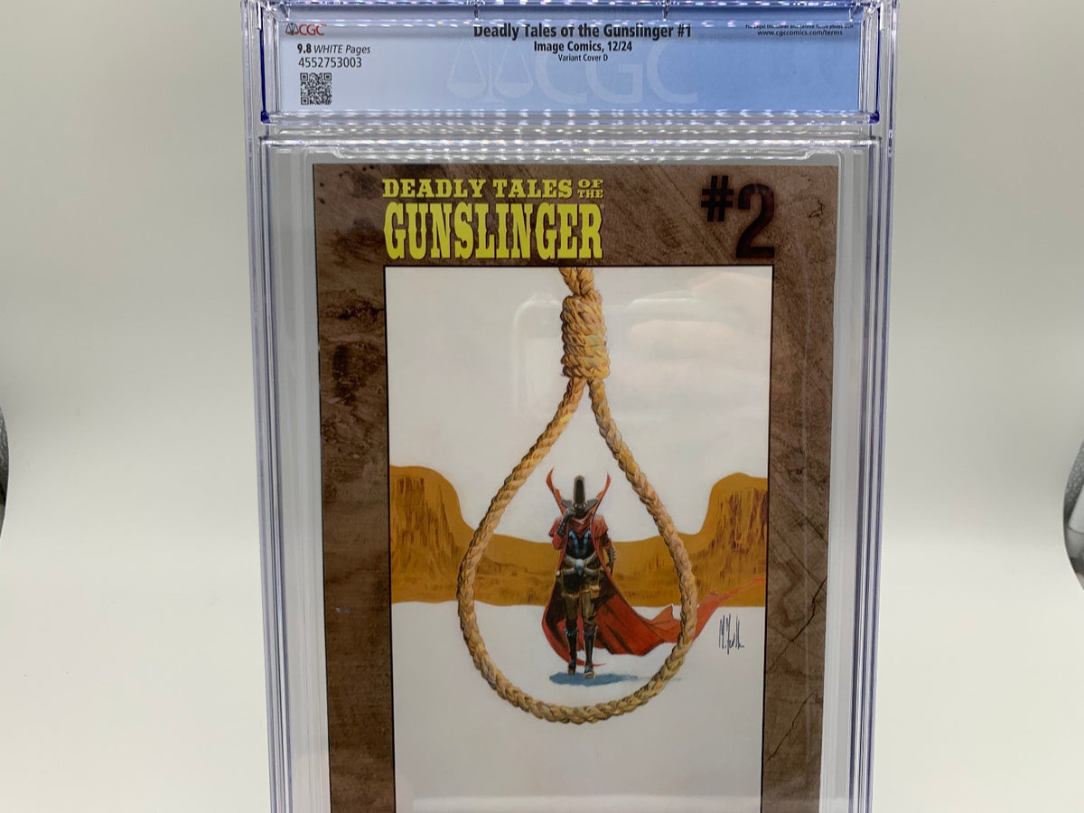Deadly Tales of the Gunslinger #1 CGC 9.8 1:50 B&W Virgin Incentive McFarlane