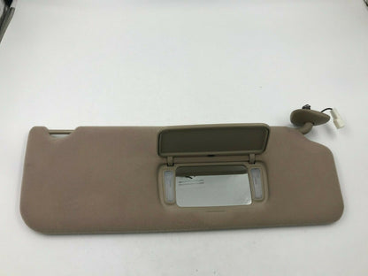 2004 Toyota Sienna Passenger Sun Visor Tan Illumination OEM E02B58004