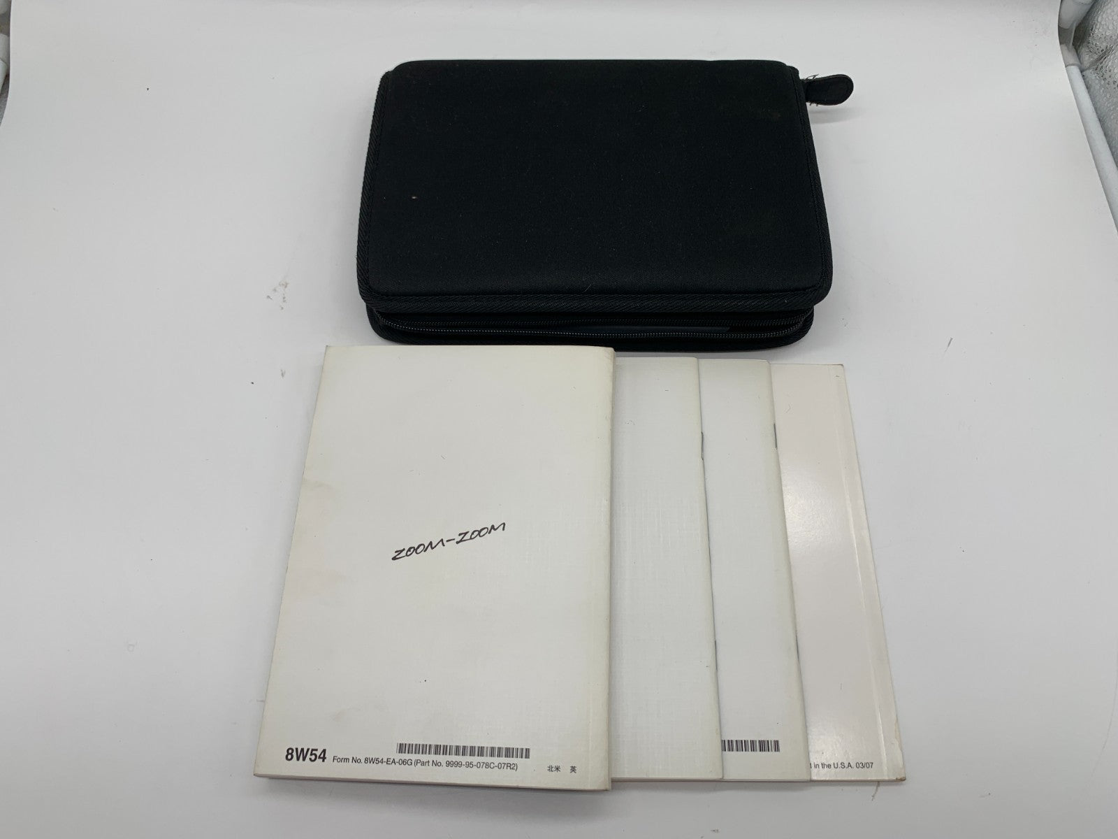 2007 Mazda 6 Owners Manual Set with Case OEM D01B22009