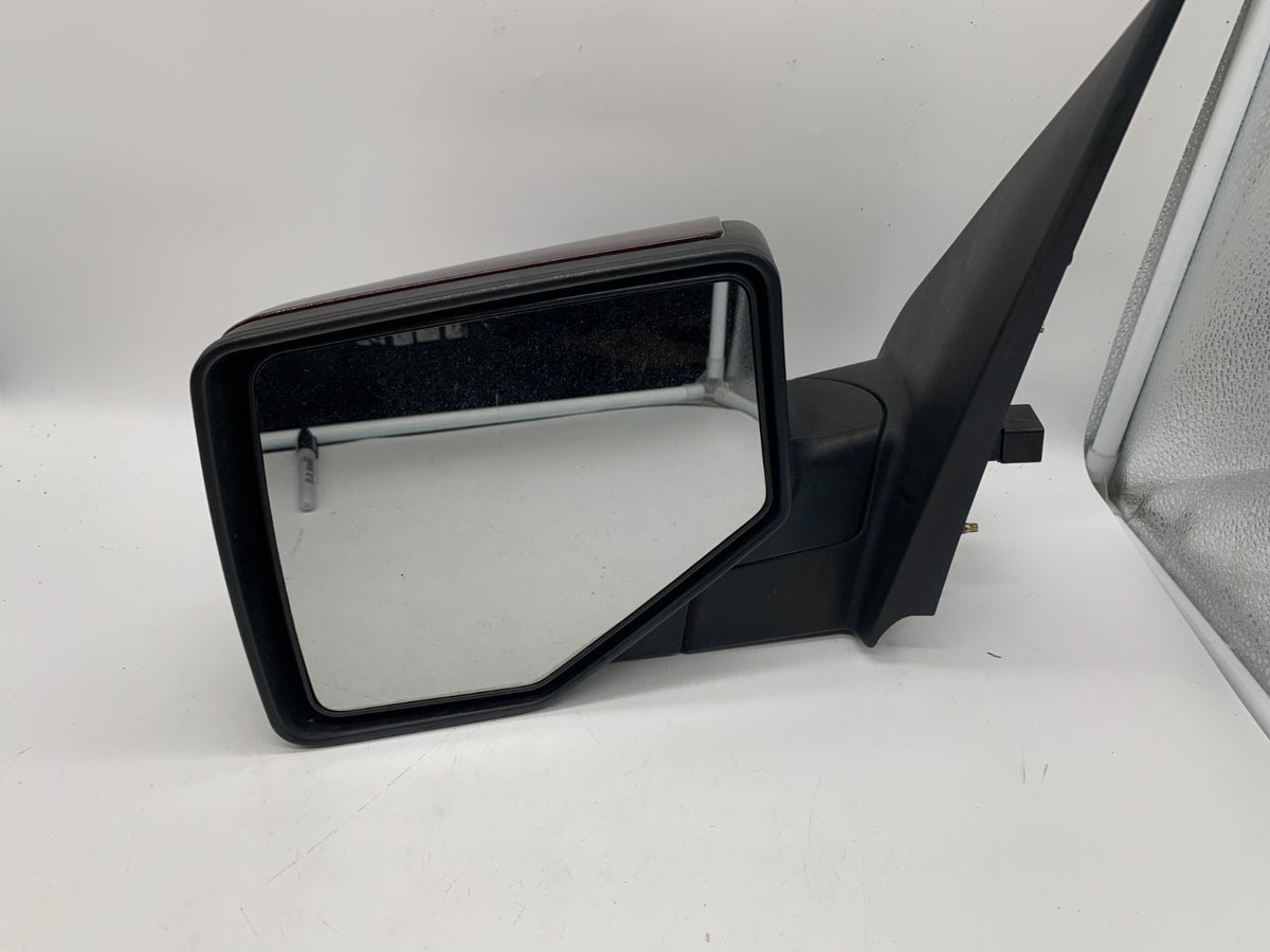 2006-2010 Ford Explorer Driver Side View Power Door Mirror Dark Cherry OEM