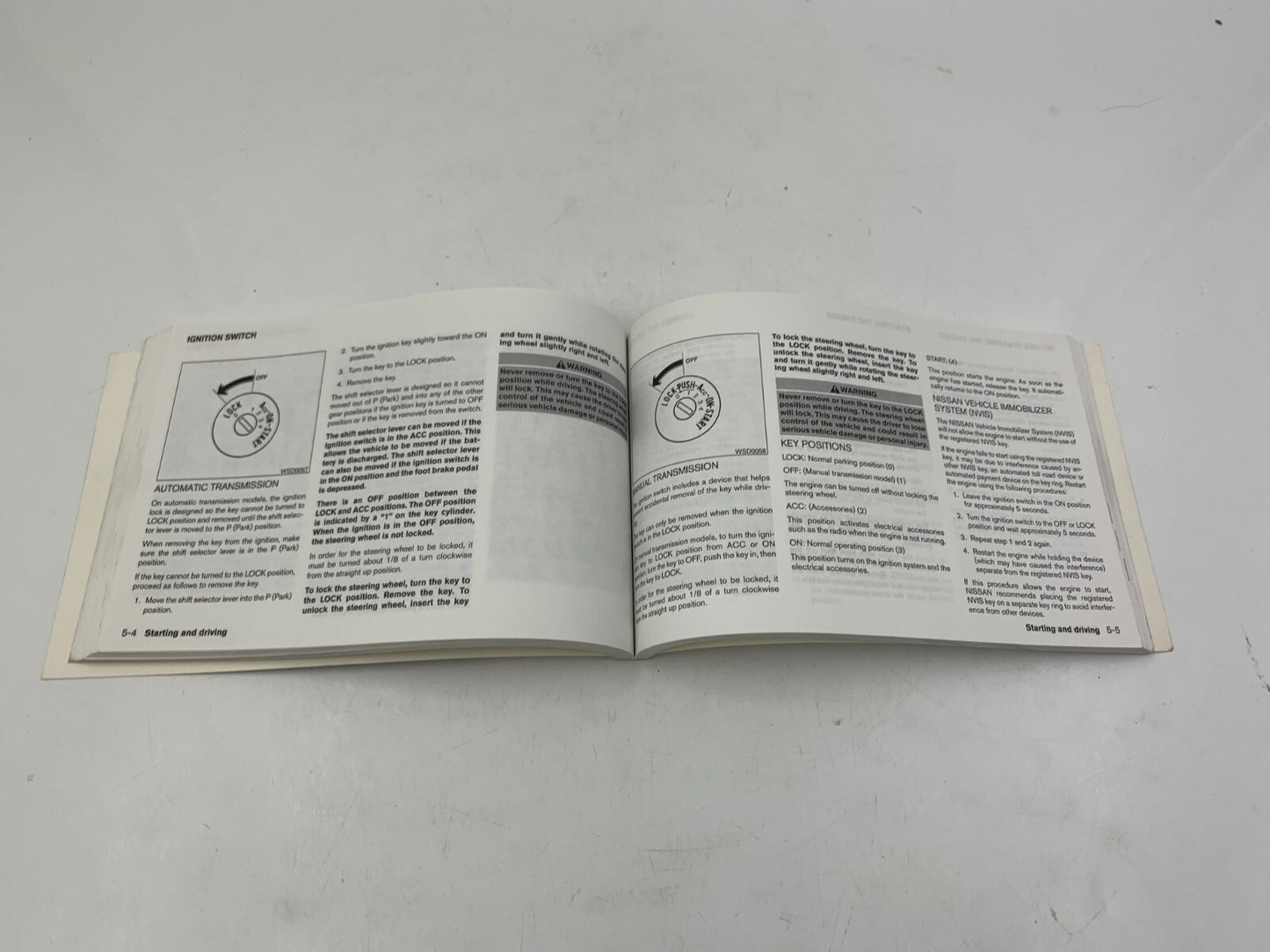 2004 Nissan Altima Owners Manual OEM D04B22033