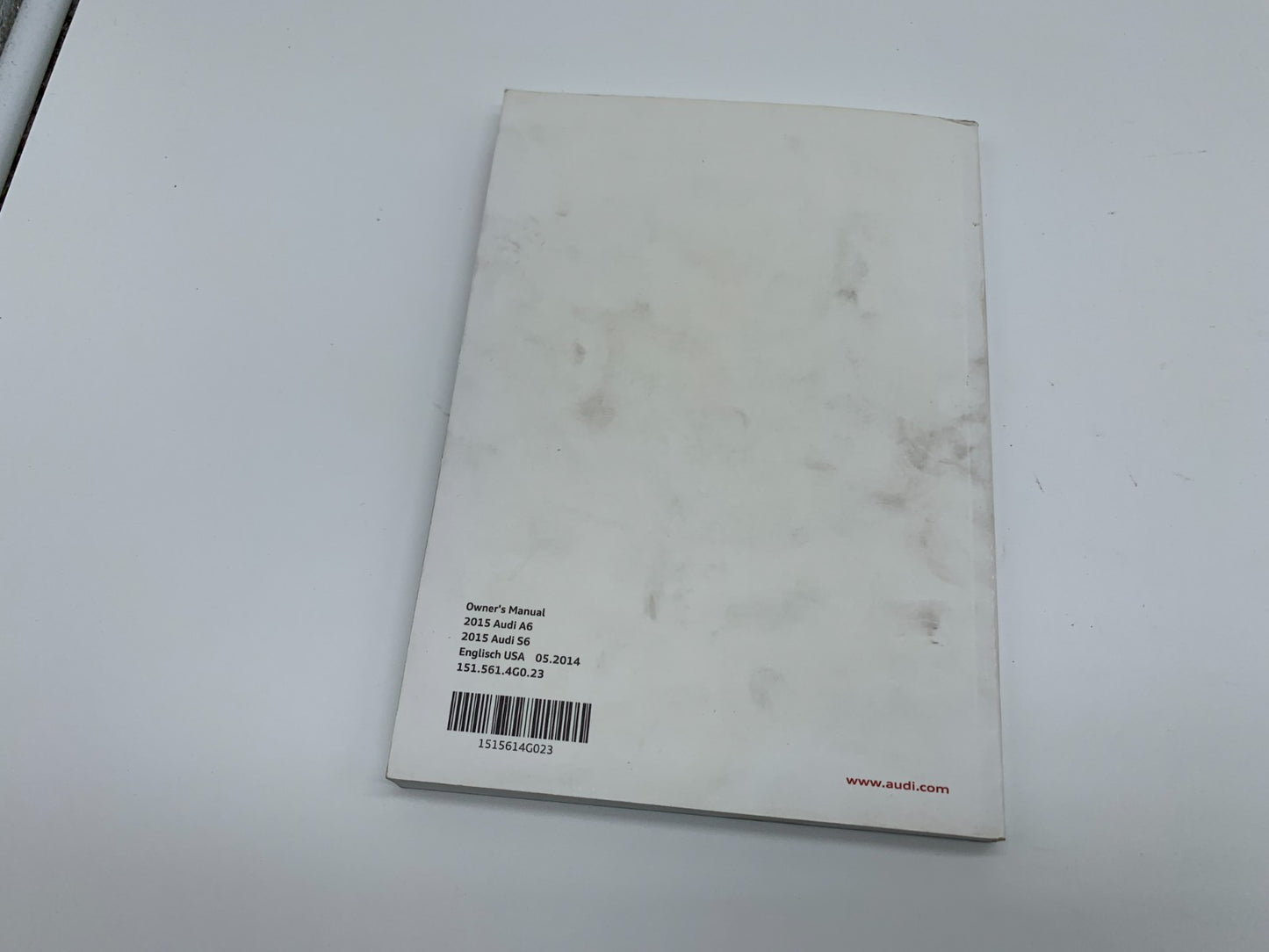 2015 Audi A6 Owners Manual Set OEM B04B49015