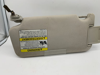 2010-2014 Subaru Legacy Passenger Sun Visor Gray Illuminated OEM B03B30006