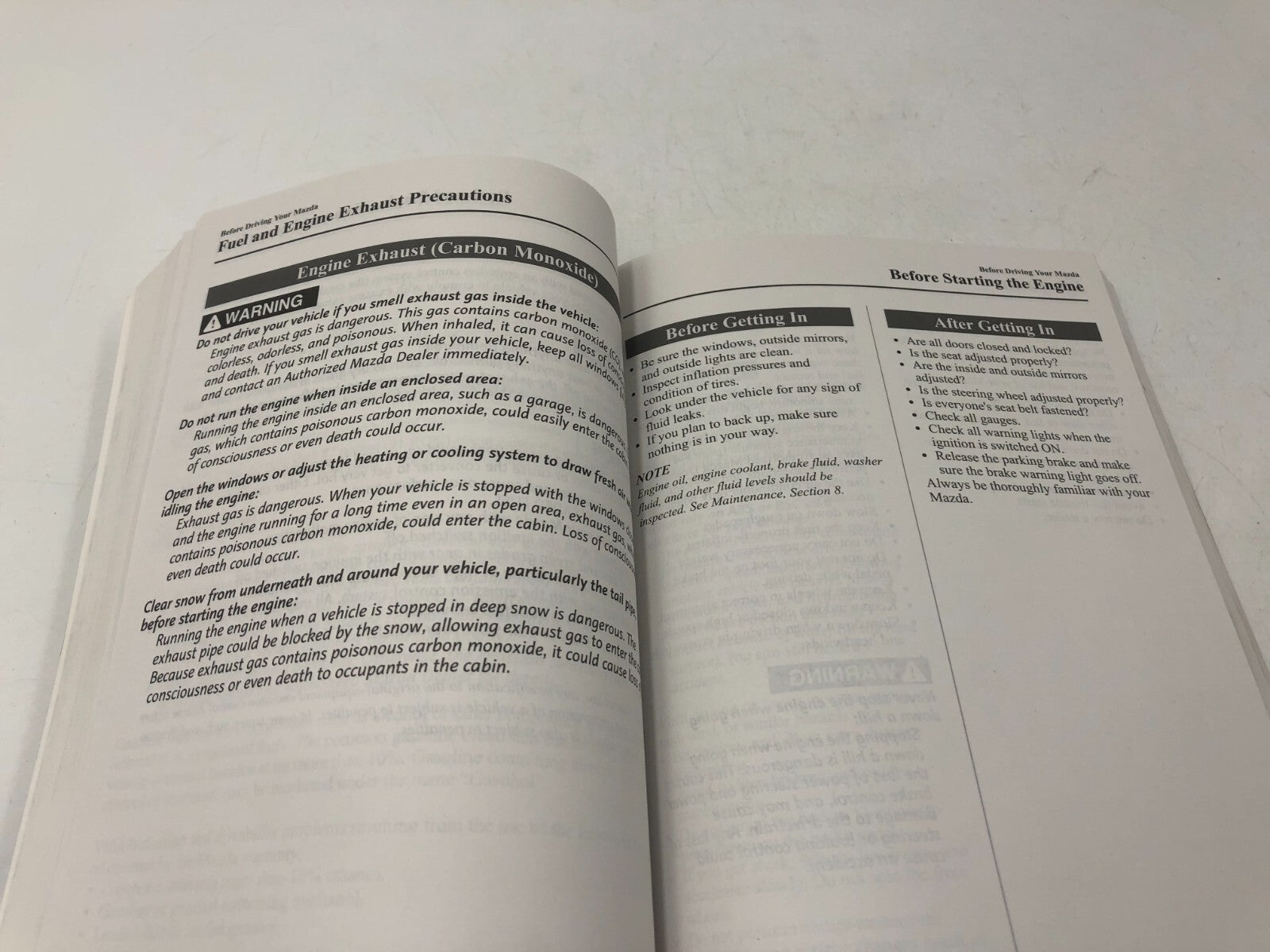 2014 Mazda CX-9 CX9 Owners Manual Set with Case OEM C01B38084