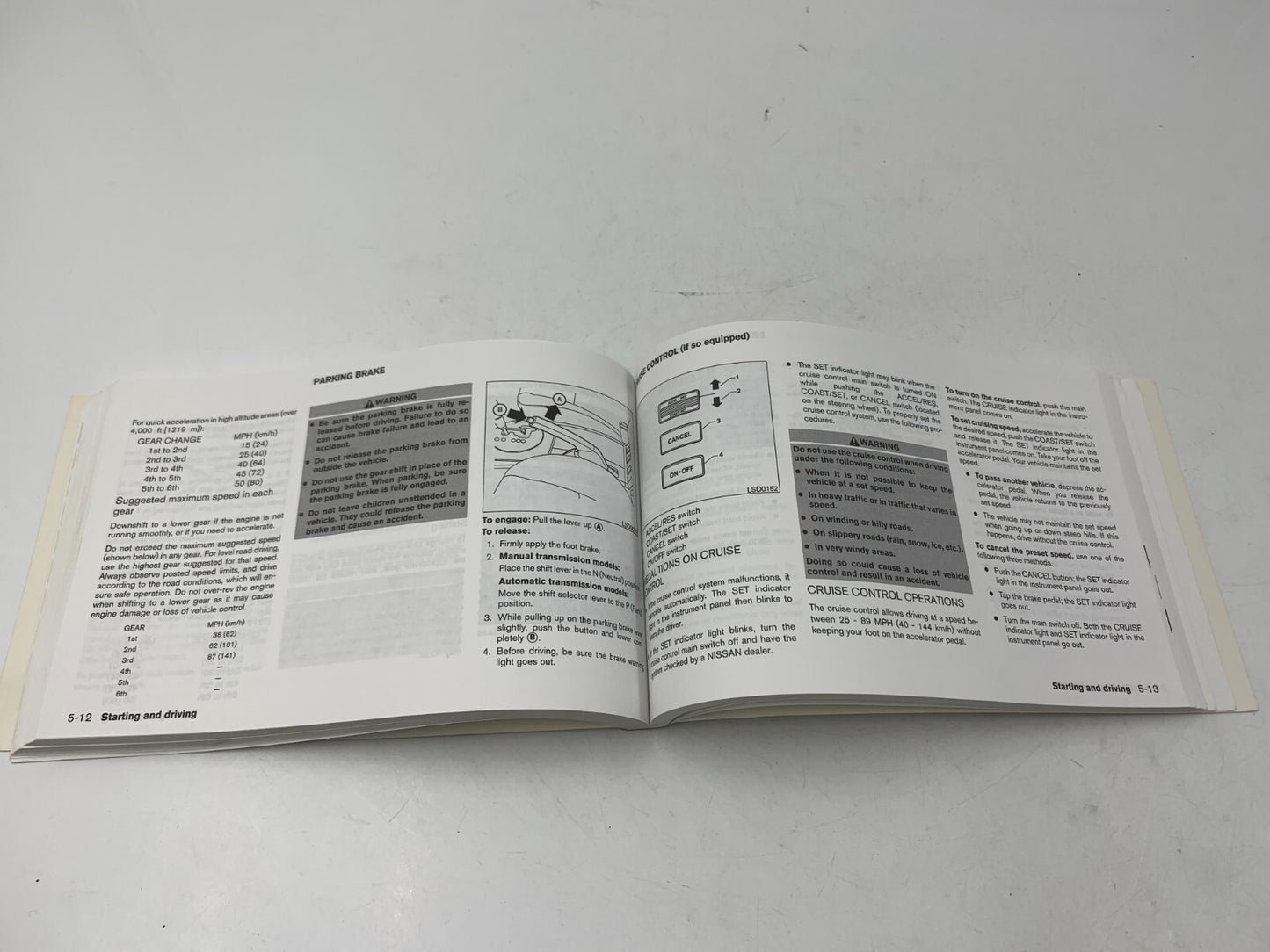 2006 Nissan Maxima Owners Manual Set with Case OEM B02B38083