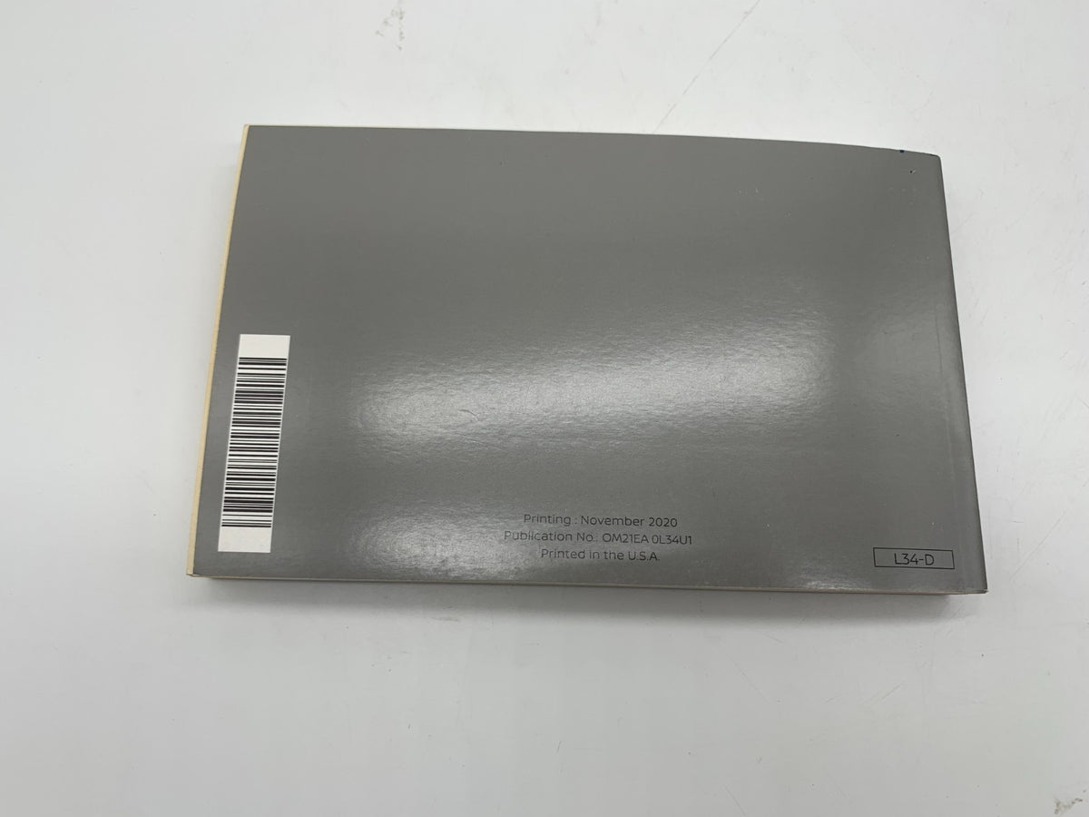 2021 Nissan Altima Sedan Owners Manual Set with Case OEM A02B55013