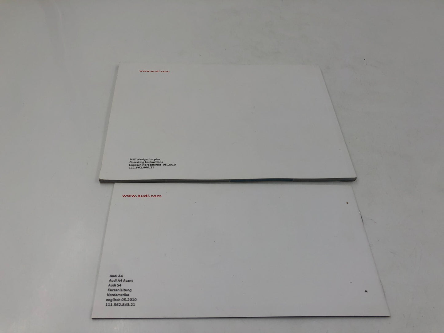 2011 Audi A4 Owners Manual Set OEM B02B36085