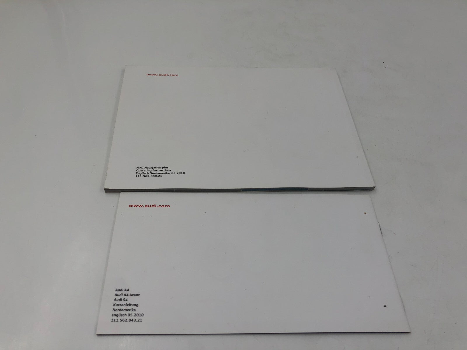 2011 Audi A4 Owners Manual Set OEM B02B36085