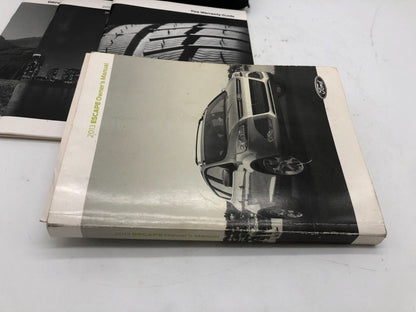 2013 Ford Escape Owners Manual Set with Case OEM R01B44011
