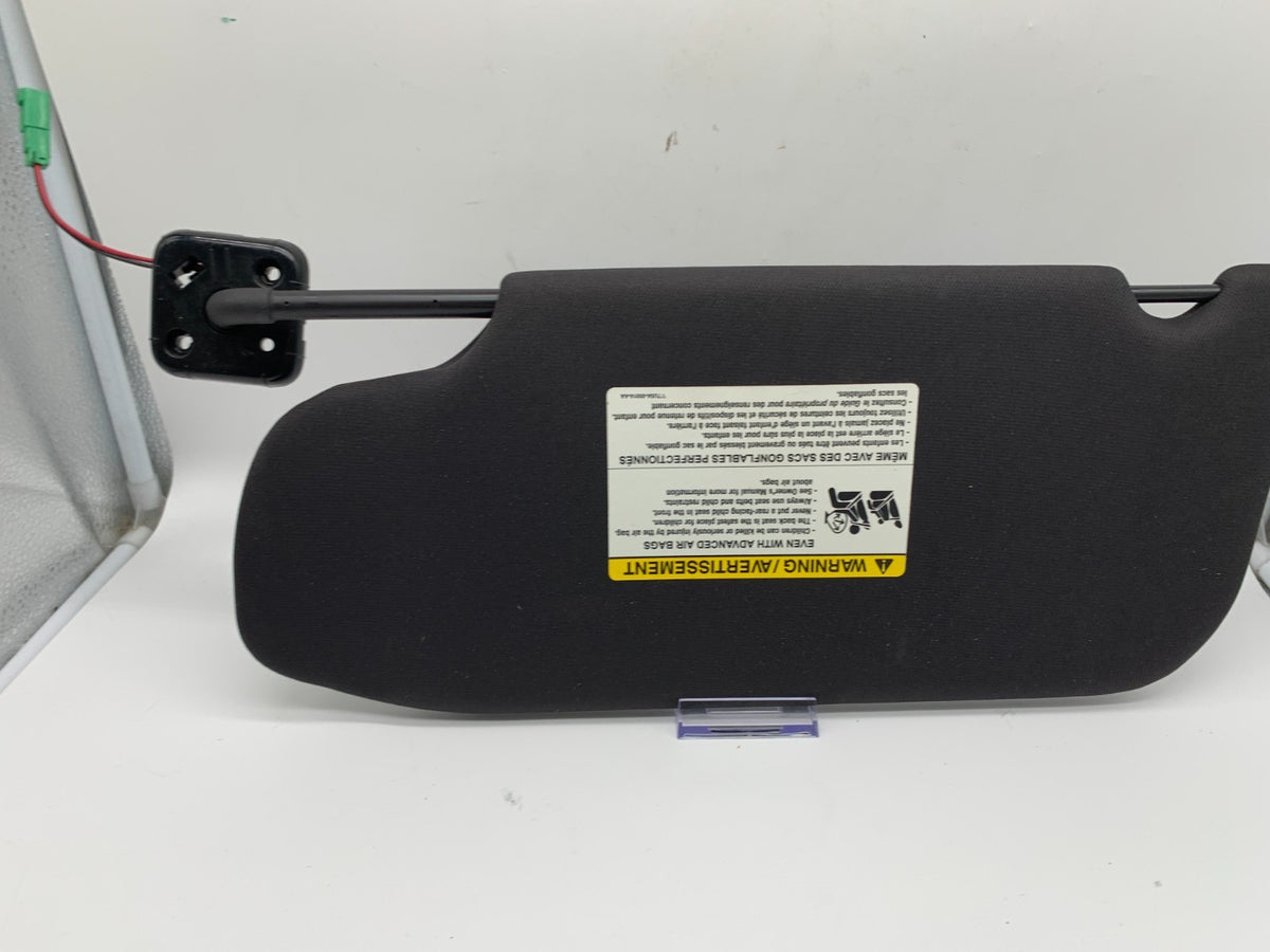 2010-2016 Lincoln MKS Passenger Sun Visor Black Illuminated OEM C02B30064