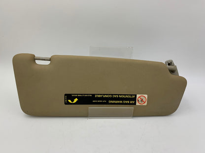 2009-2012 Audi Q5 Driver Sun Visor Gray Illumination OEM D02B27052