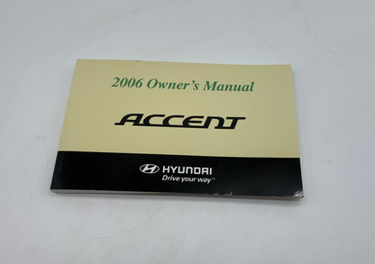 2006 Hyundai Accent Owners Manual OEM R01B37035
