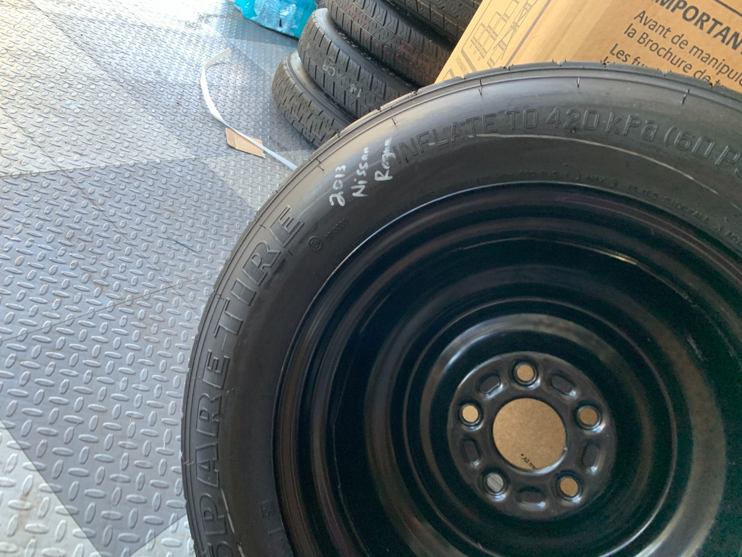 2010-2020 Nissan Rogue 16" Spare Tire Wheel Compact Donut T155/90D16 Maxxis