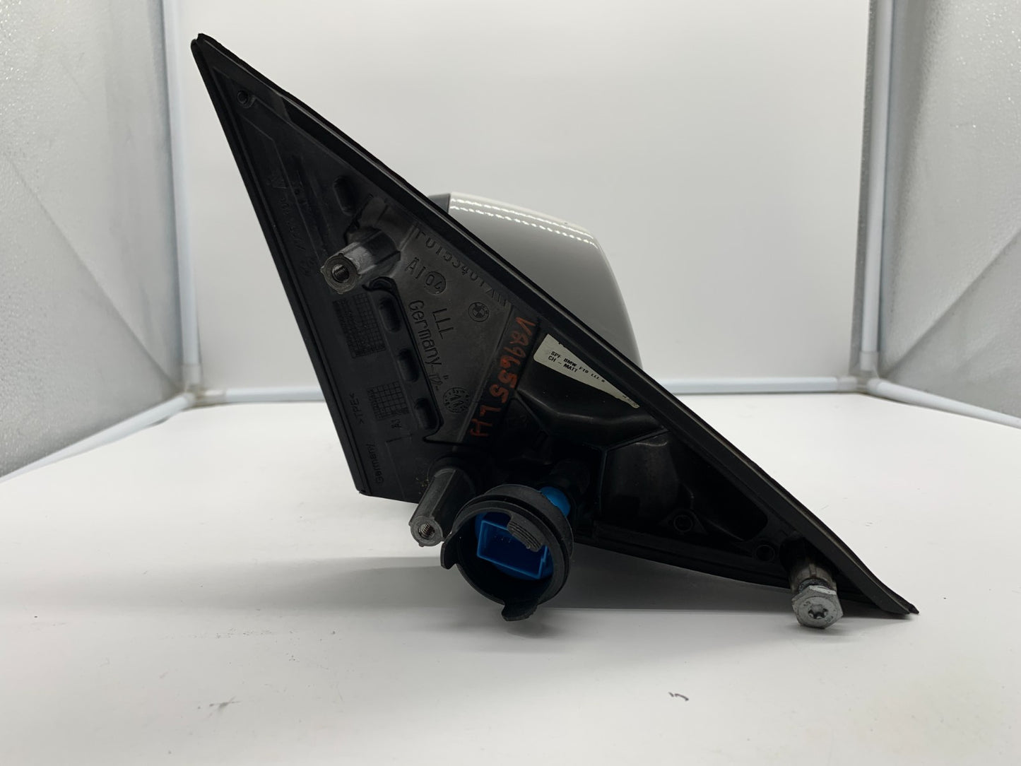 2011-2012 BMW 535i Driver Side View Power Door Mirror White OEM C03B61018
