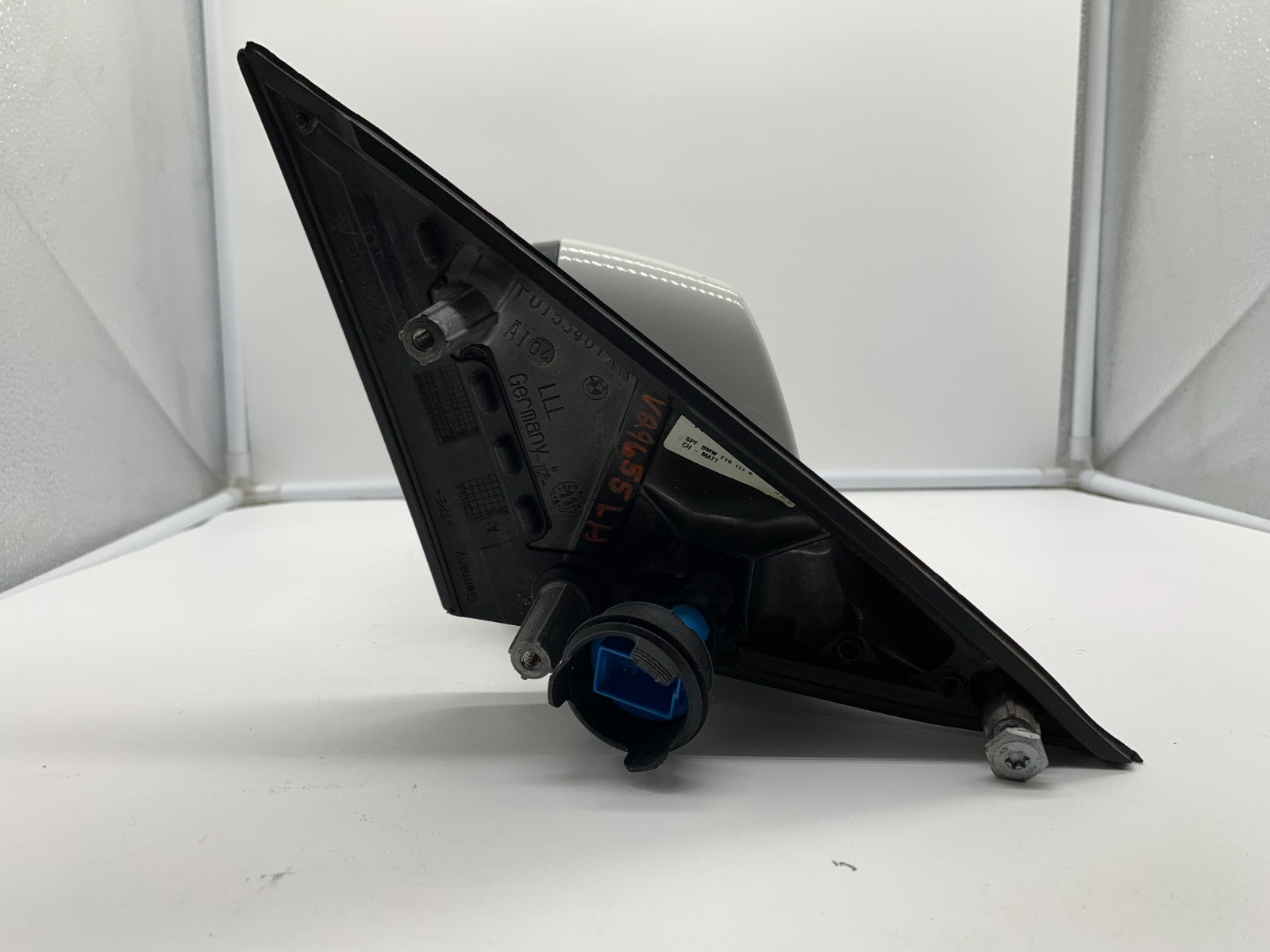 2011-2012 BMW 535i Driver Side View Power Door Mirror White OEM C03B61018