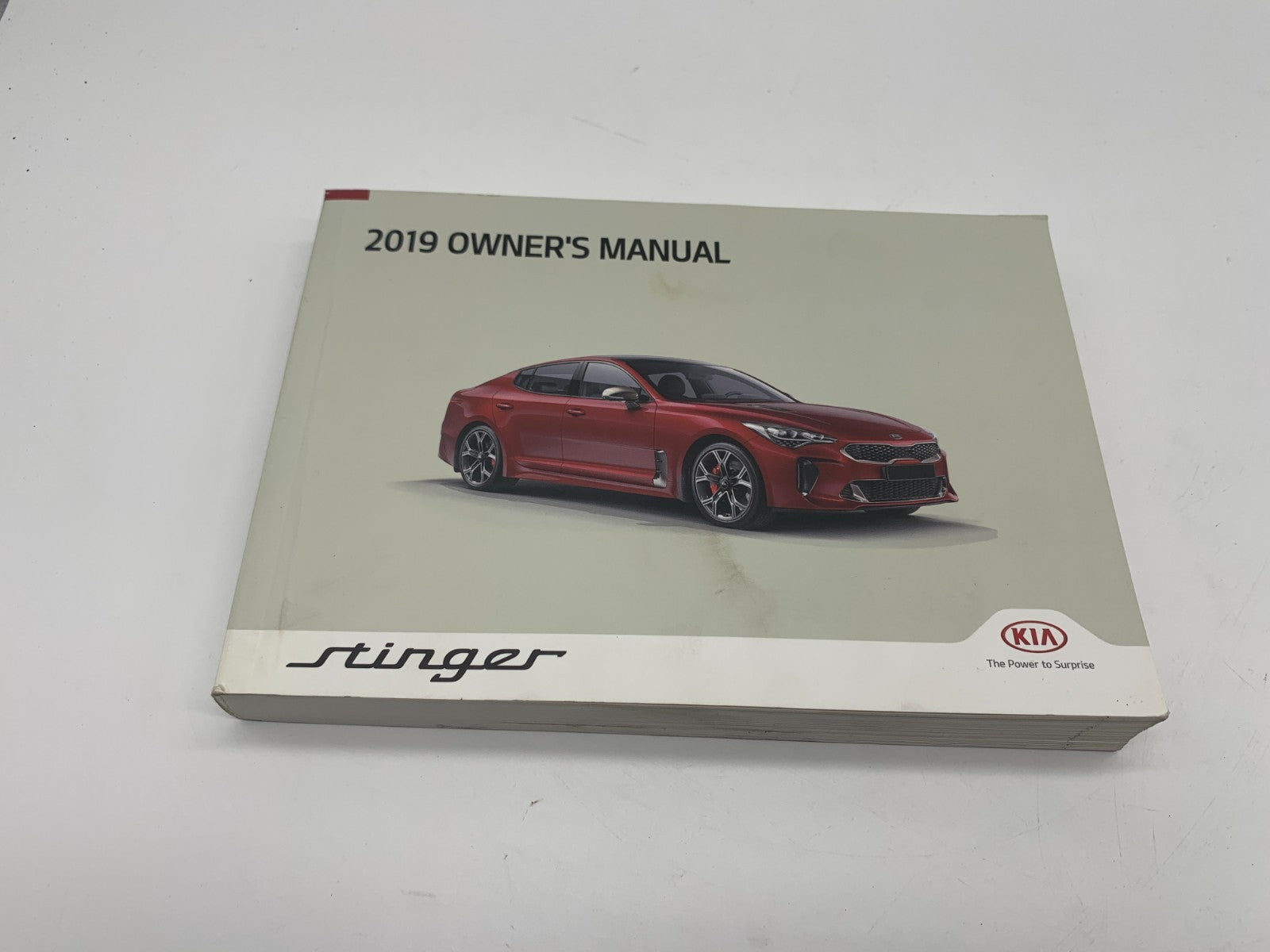 2019 Kia Stinger Owners Manual Set with Case OEM A02B44055