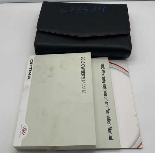 2015 Kia Optima Sedan Owners Manual Set with Case OEM A02B43015