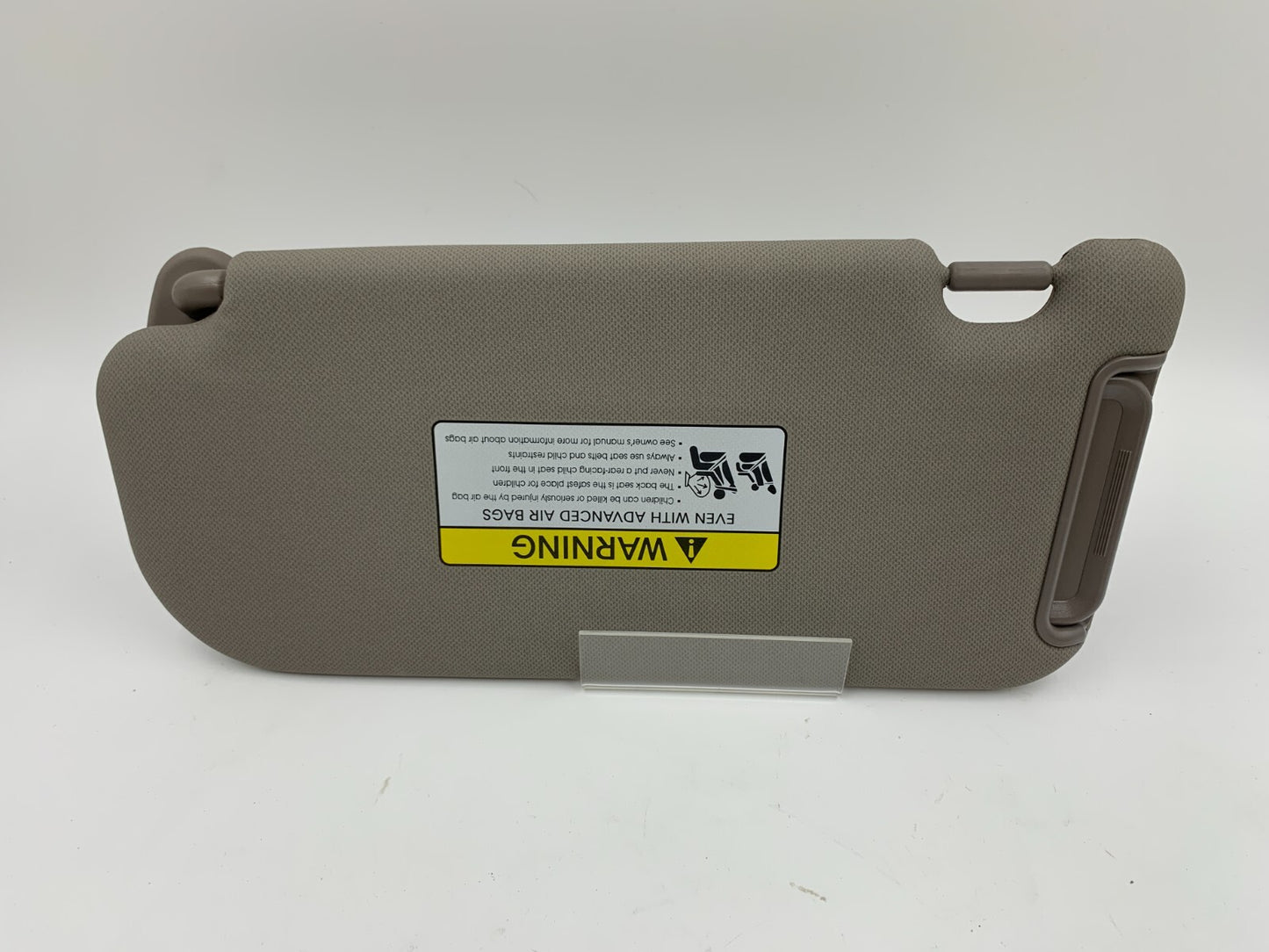 2010-2015 Hyundai Tucson Passenger Sun Visor Gray Illuminated OEM D01B59011