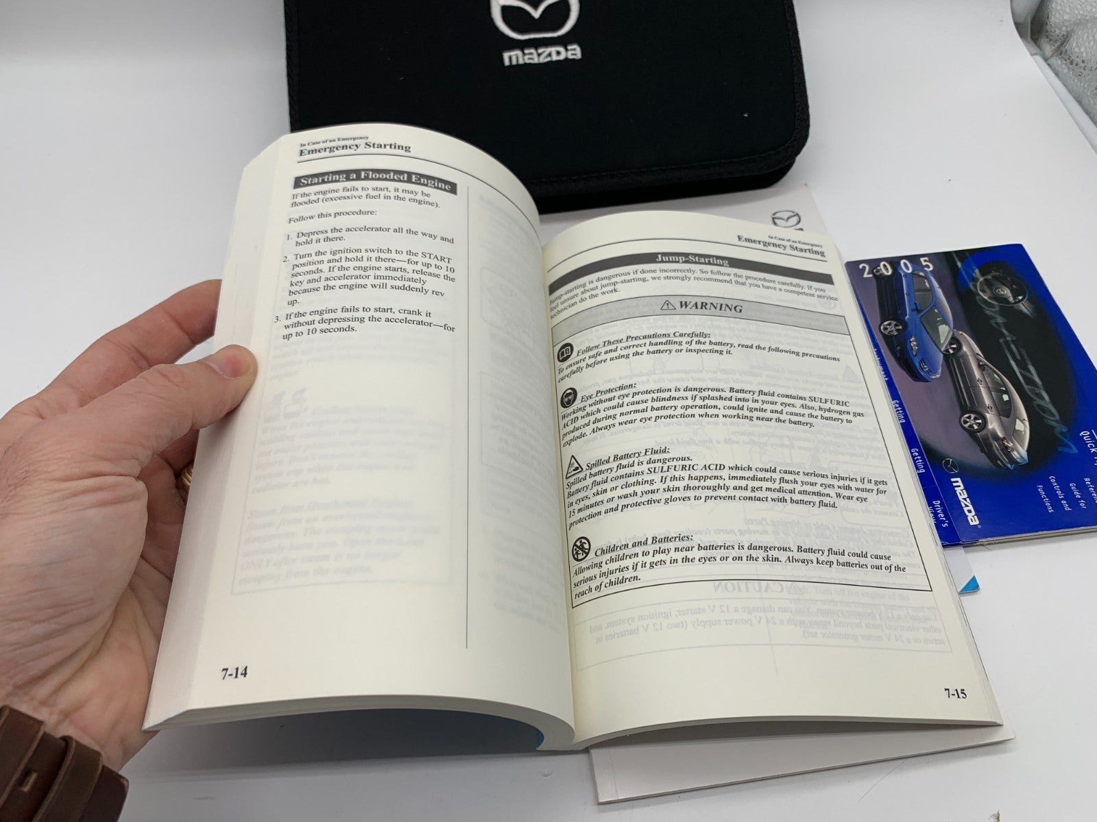 2005 Mazda 3 Owners Manual Warranty Guide Set with Case OEM B03B30008