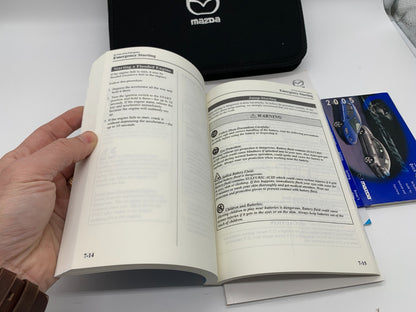 2005 Mazda 3 Owners Manual Warranty Guide Set with Case OEM B03B30008