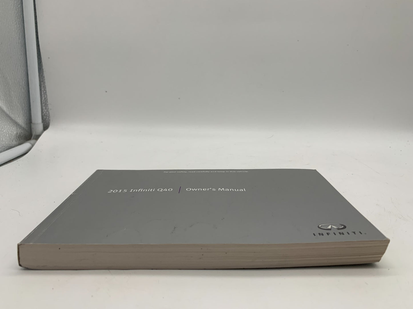 2015 Infiniti Q40 Q 40 Owners Manual Set OEM A01B01016