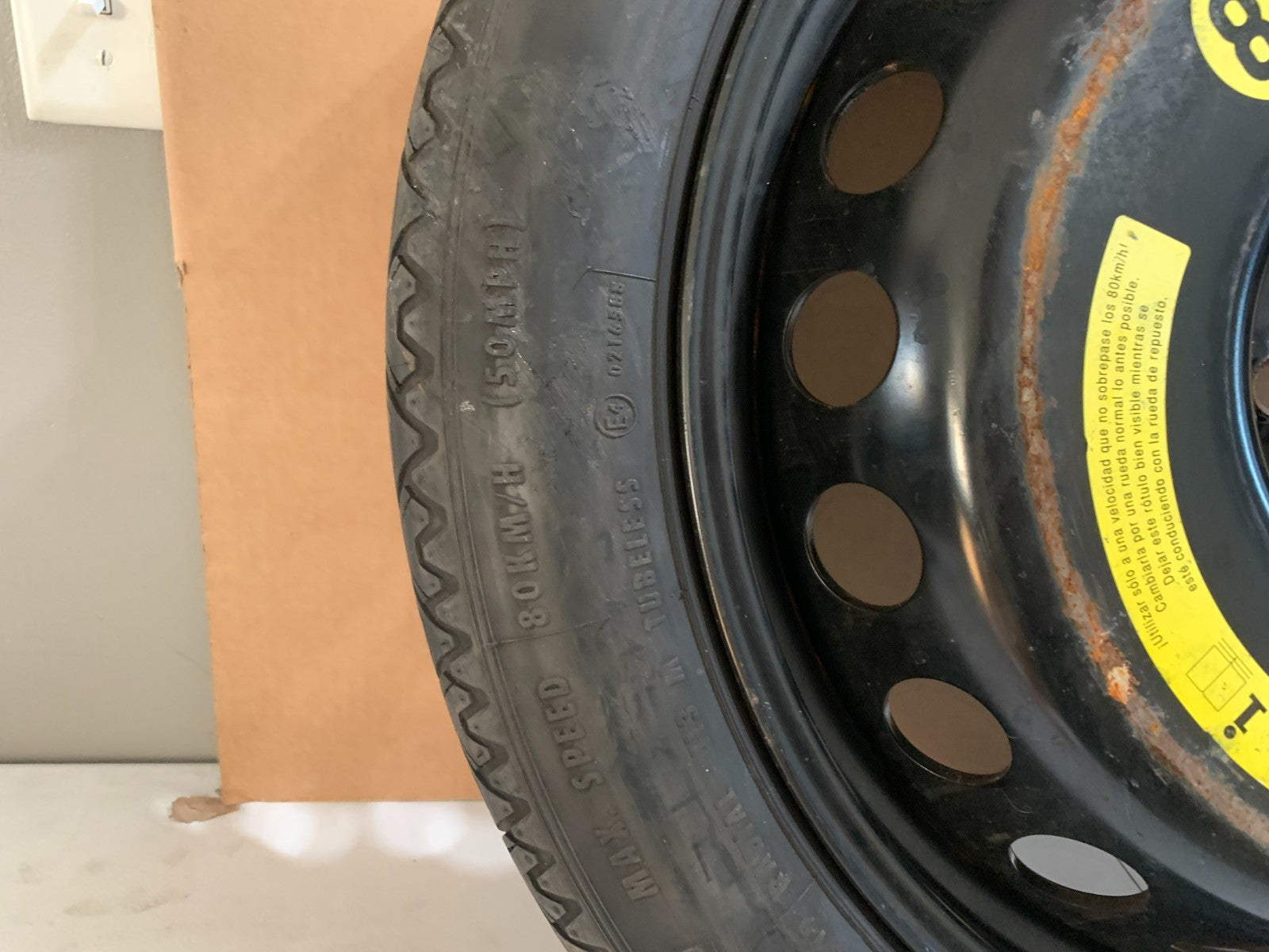 2007-2014 Mercedes Benz S550 19" Spare Tire Wheel Compact Donut T155/70R19