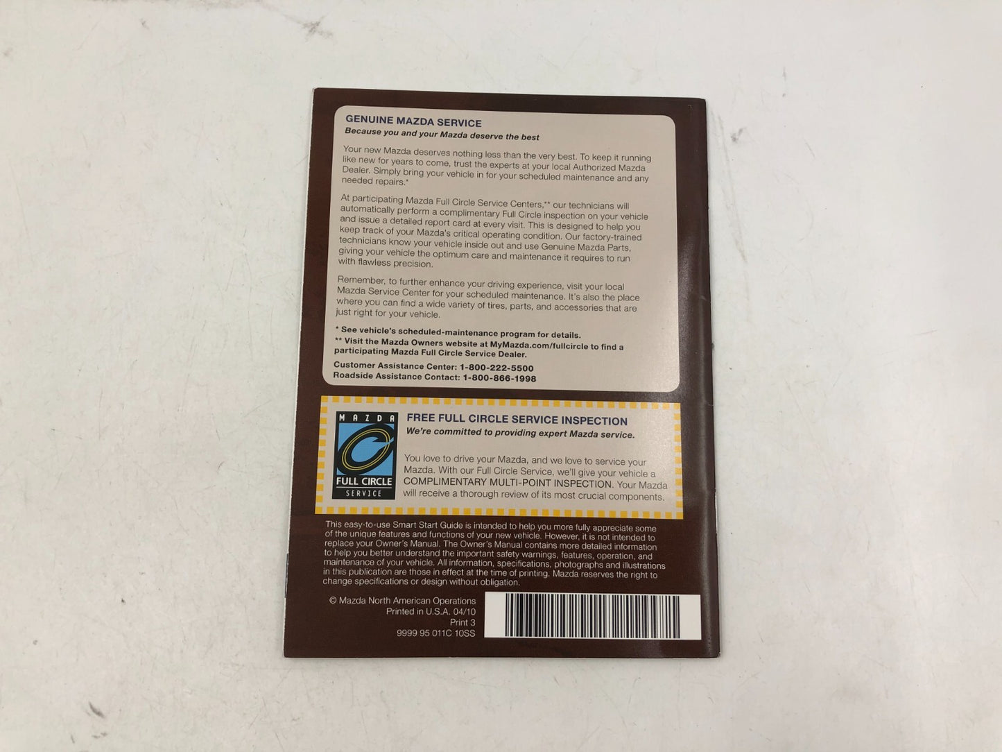 2010 Mazda CX-9 CX9 Owners Manual Set with Case OEM A03B03037