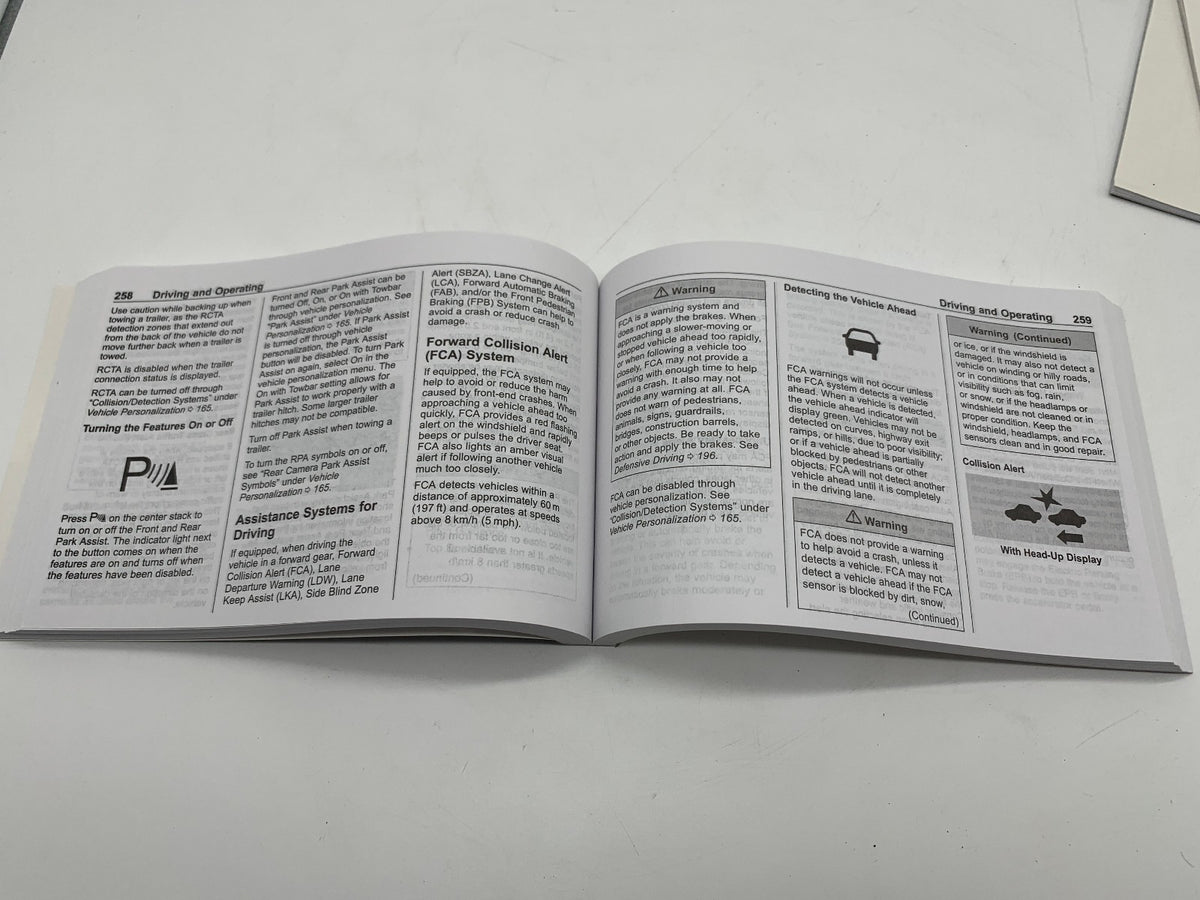 2019 Chevy Silverado Owners Manual Set OEM R01B03021