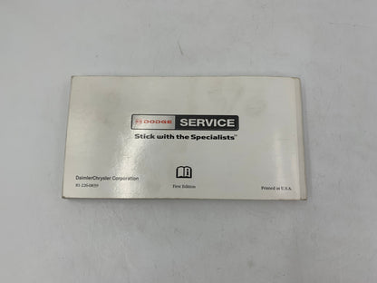 2008 Dodge Caliber Owners Manual with Case OEM A01B08029