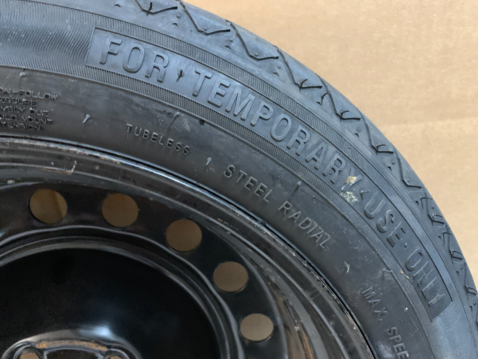 2013-2016 Dodge Dart 17" Spare Tire Compact Donut T125/80R17