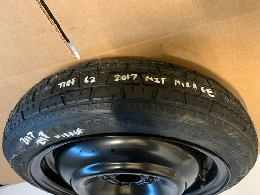 2017-2024 Mitsubishi Mirage 14" Spare Tire Wheel Compact Donut T115/70D14 Maxxis