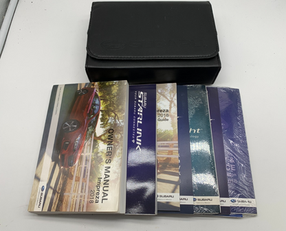 2018 Subaru Impreza Owners Manual Set with Case OEM B04B24004