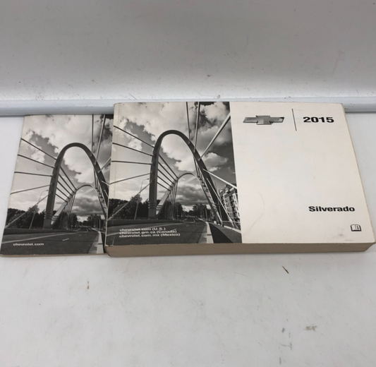 2015 Chevrolet Silverado 1500 Owners Manual Set OEM F01B46005