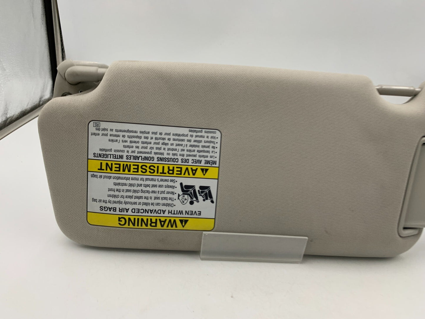2010-2014 Subaru Legacy Passenger Sun Visor Gray Illuminated OEM C01B67006