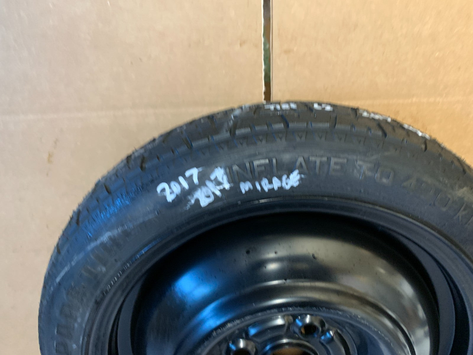 2017-2024 Mitsubishi Mirage 14" Spare Tire Wheel Compact Donut T115/70D14 Maxxis