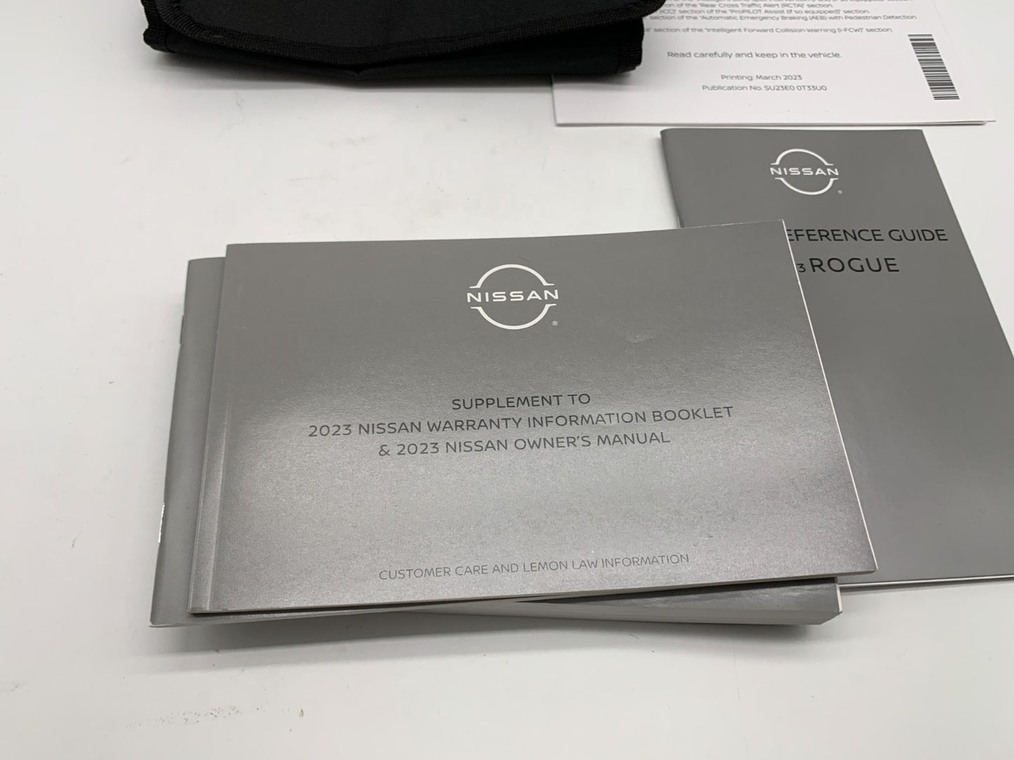 2023 Nissan Rogue Owners Manual Set OEM B04B25008