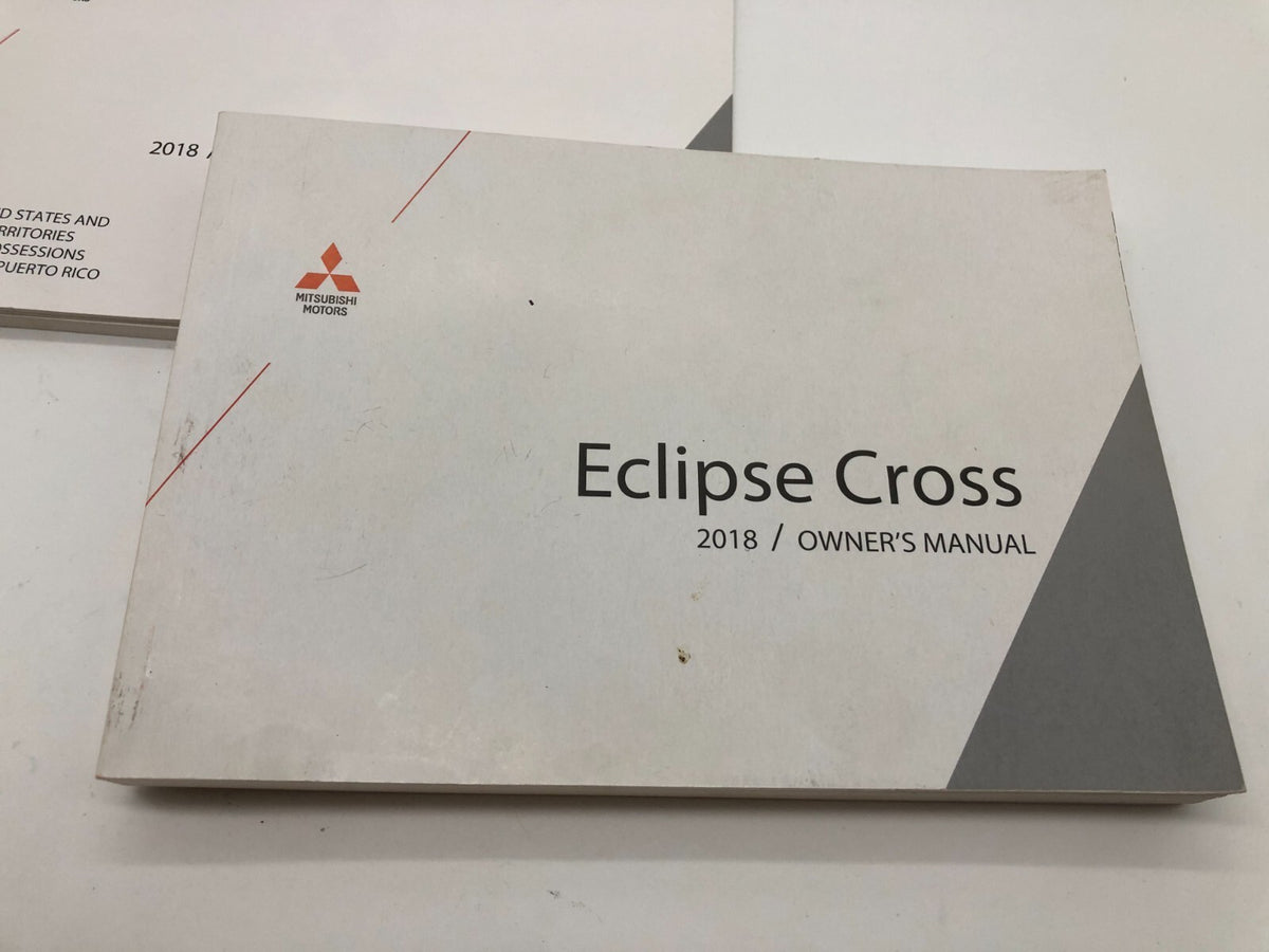 2018 Mitsubishi Eclipse Cross Owners Manual Set with Case OEM R01B34012