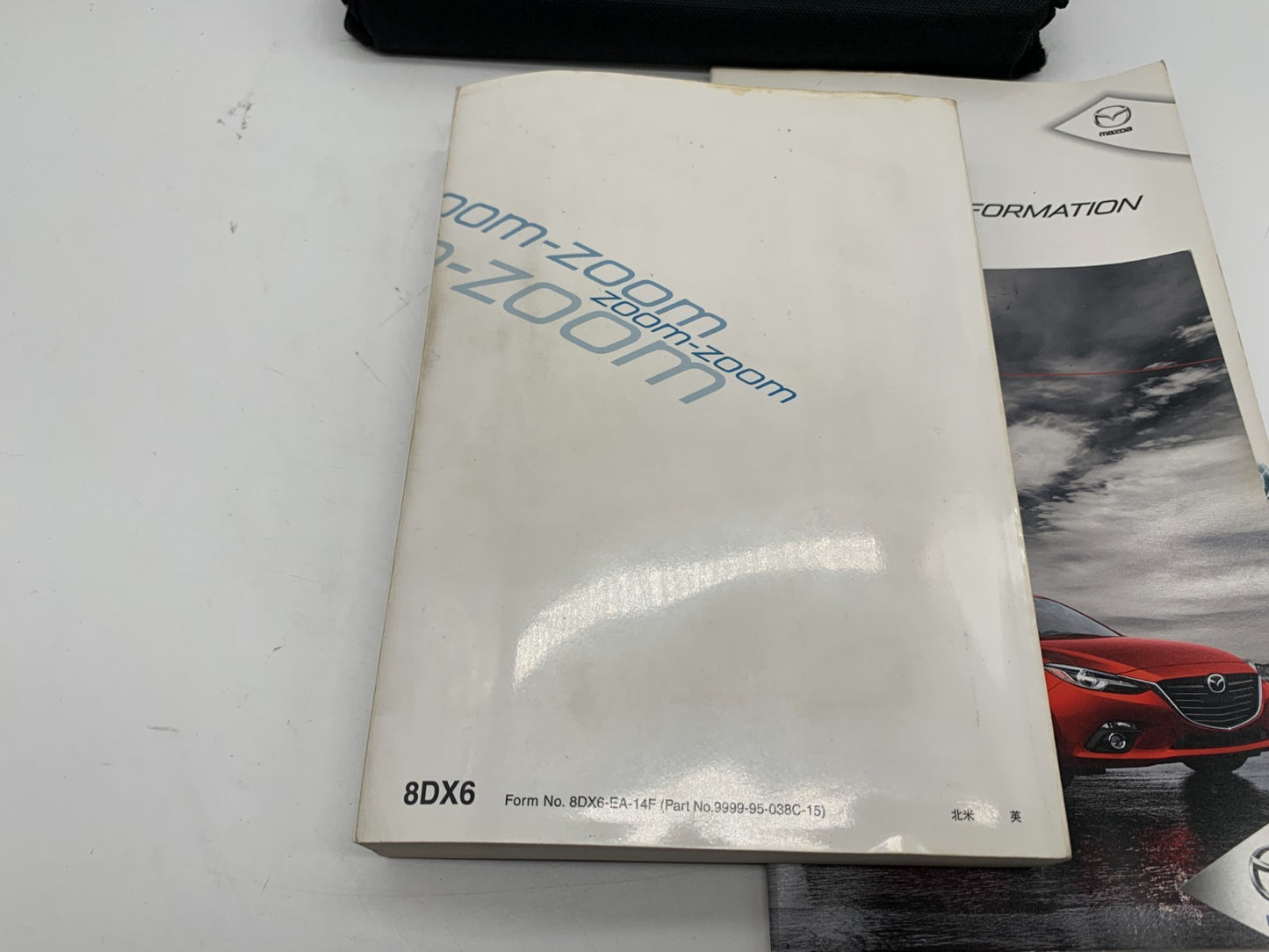 2015 Mazda 3 Owners Manual Set with Case OEM B03B41080
