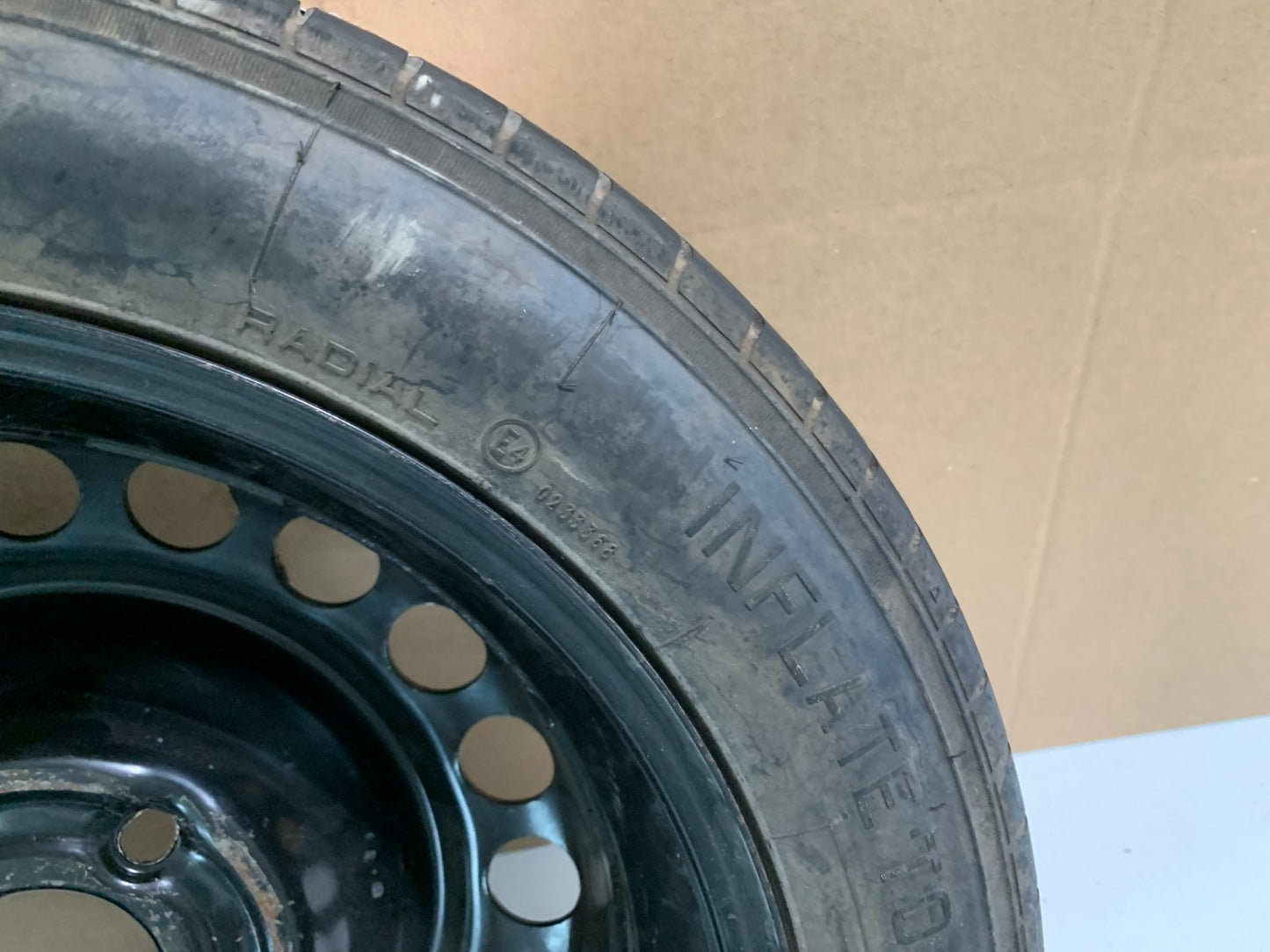 2004-2012 Chevrolet Malibu 16" Spare Tire Compact Donut T125/80R16