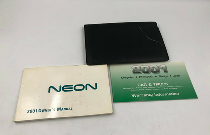 2001 Dodge Neon Owners Manual Set with Case OEM C03B67011