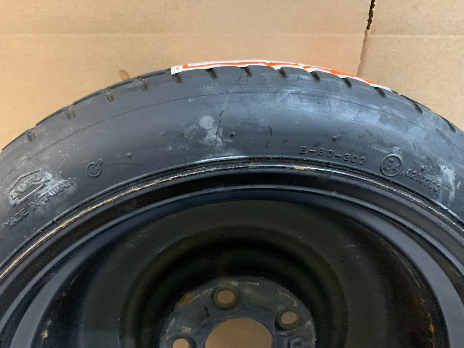 2010-2013 Mazda 3 Mazda3 15" Spare Tire Compact Donut T115/70D15 OEM