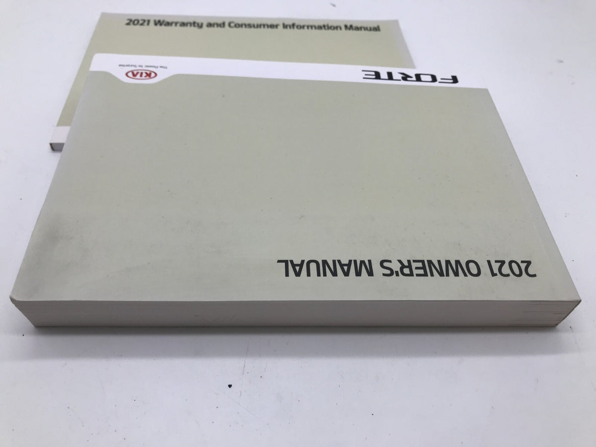 2021 Kia Forte Owners Manual Set OEM R01B27018