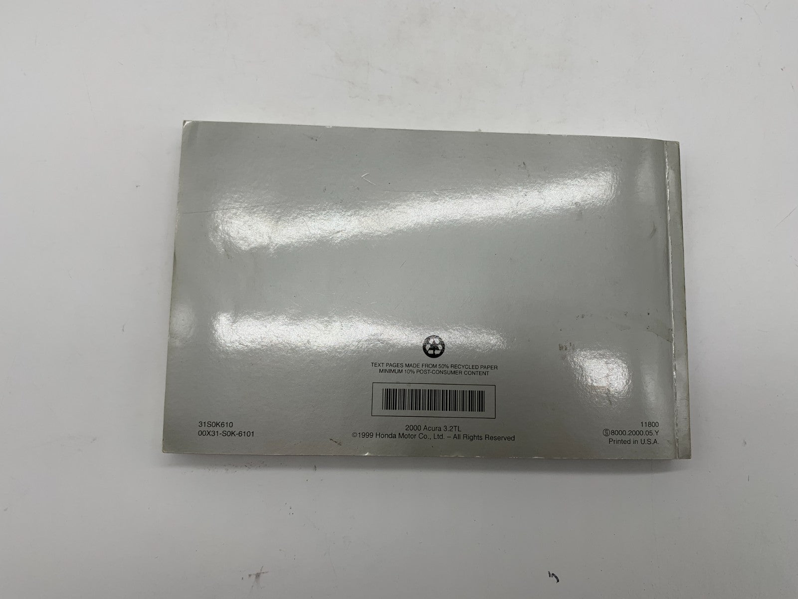 2000 Acura TL Owners Manual Set with Case OEM