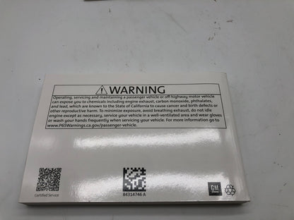 2020 GMC Terrain Denali Owners Manual Set OEM A04B54048