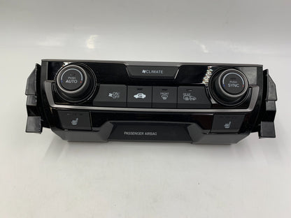 2017-2018 Honda Civic AC Heater Climate Control OEM E01B14025