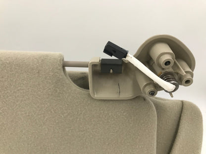 2000 Chevrolet Tahoe Passenger Sun Visor Gray Illuminated OEM B03B50053