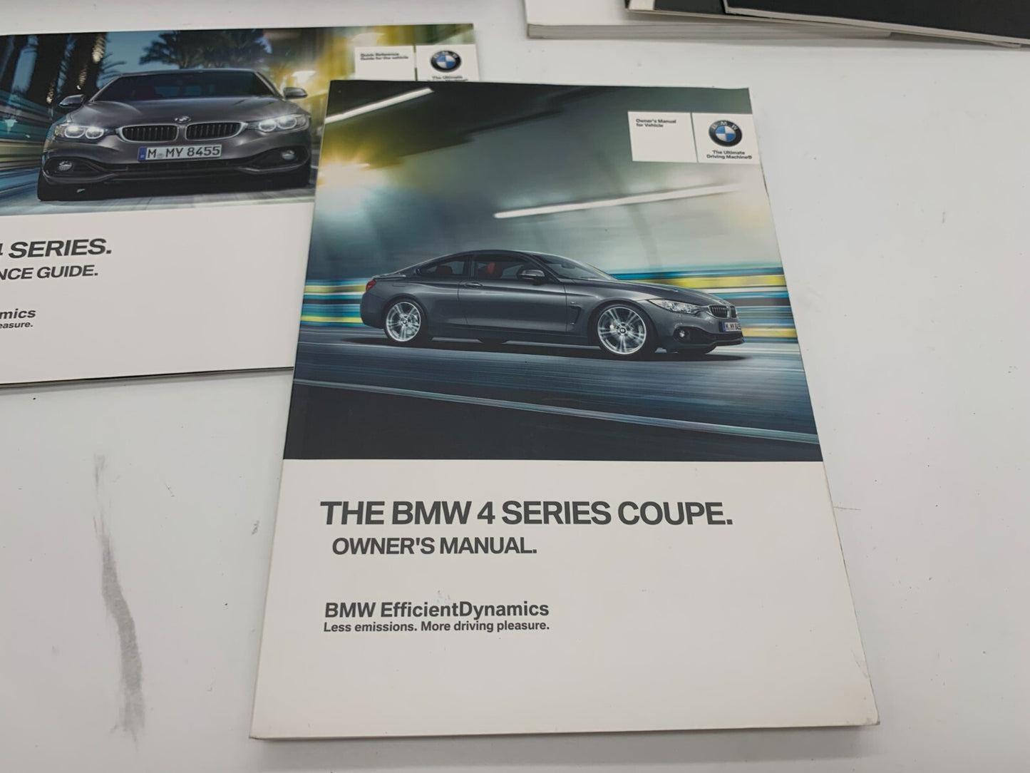 2015 BMW 4 Series Owners Manual Set with Case OEM A02B43004