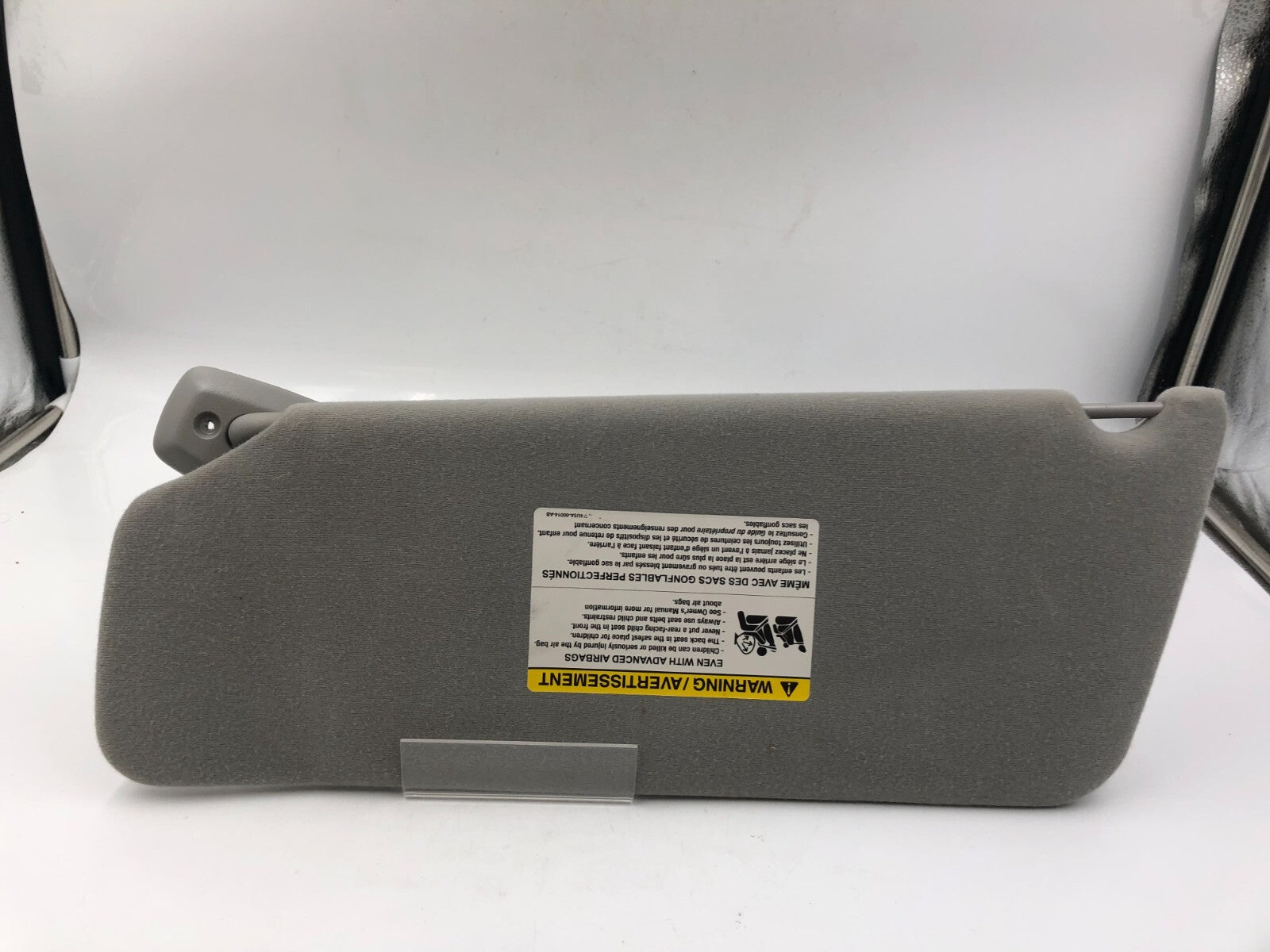 2004-2008 Ford F150 Passenger Sun Visor Gray OEM B02B03023